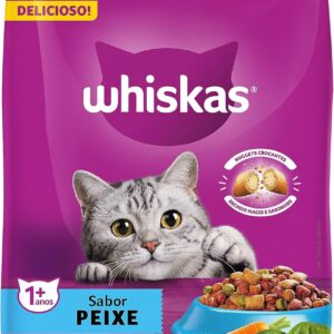 whiskas Ração Para Gatos Whiskas Peixe Adultos 500G