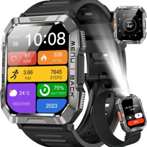 Smartwatch Militar My Watch – Resistência, bateria potente e funções completas
